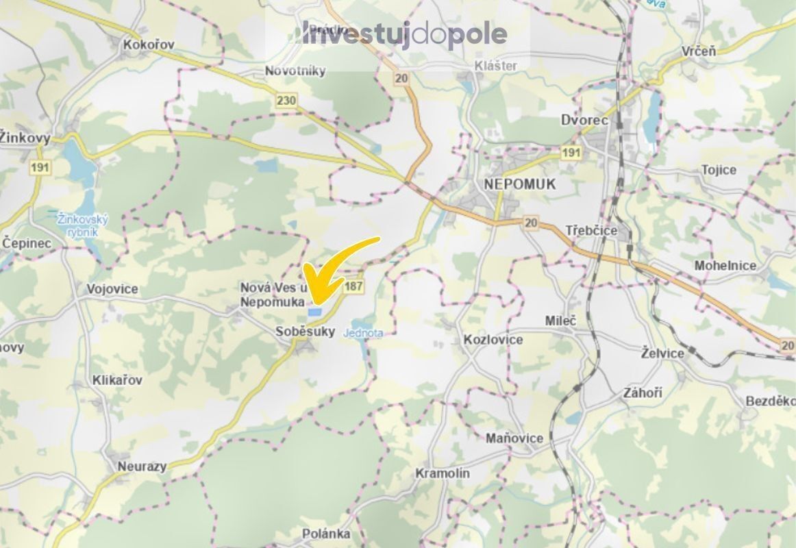 Pozemek pro bydlení · Nepomuk, 335 01 - 3