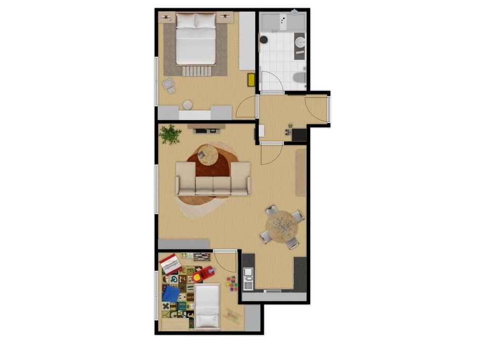 3+kk, Kuldova, Brno, 54 m² - 2
