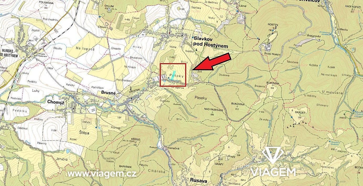 Prodej zemědělský pozemek - Slavkov pod Hostýnem, okres Kroměříž, Zlínský kraj - 2