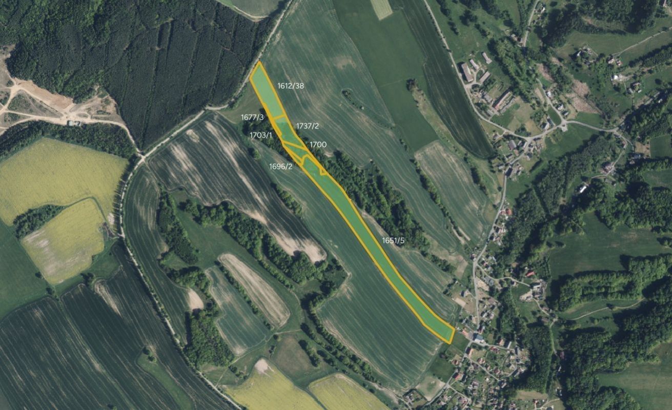 Zemědělské pozemky, Dubnice