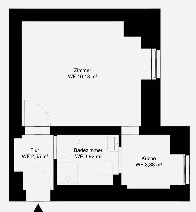 1+1, Berlin Schöneberg Berlin 10829, 27 m² - 1