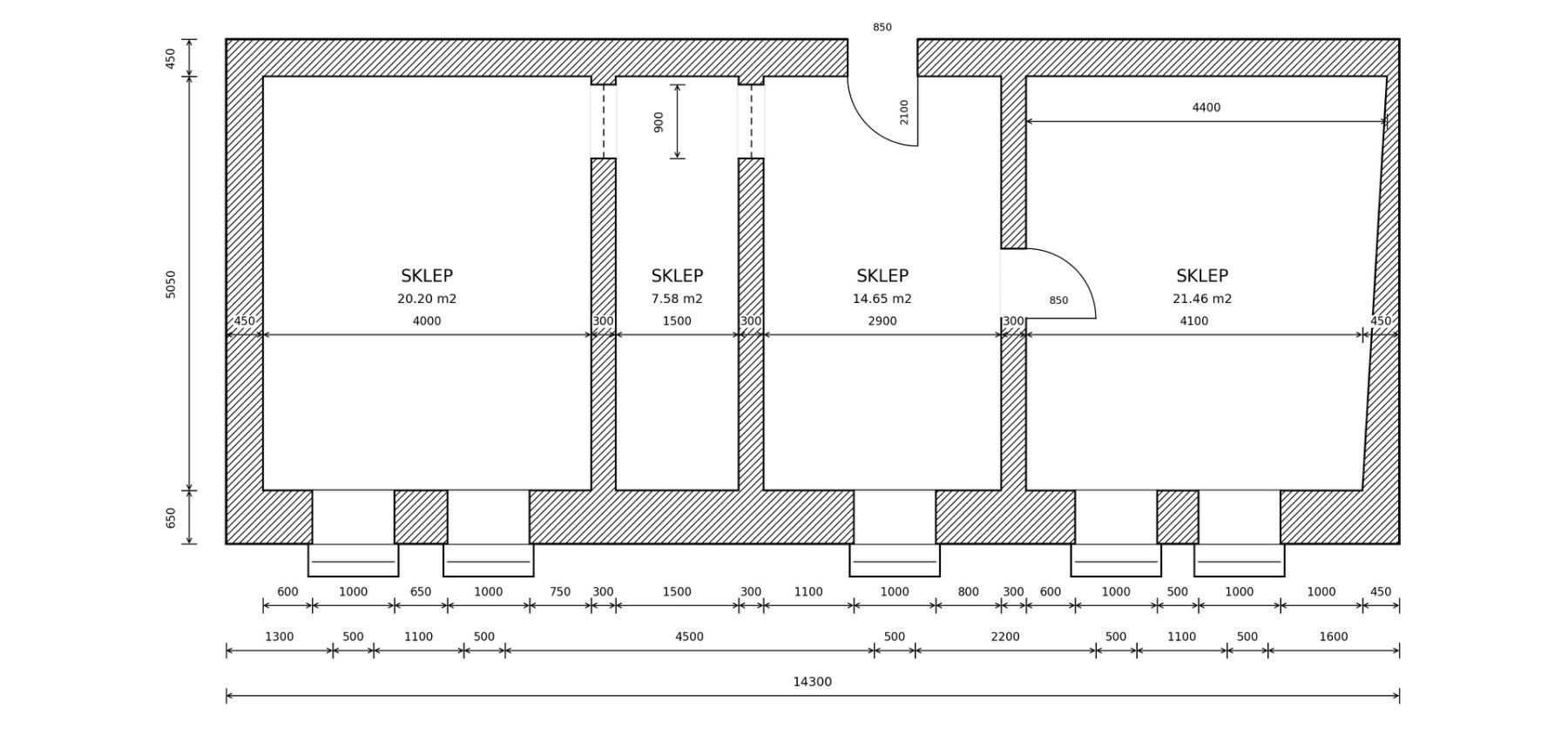 Obchodní prostory, Zbraslavská, Praha - Malá Chuchle, 60 m² - 1