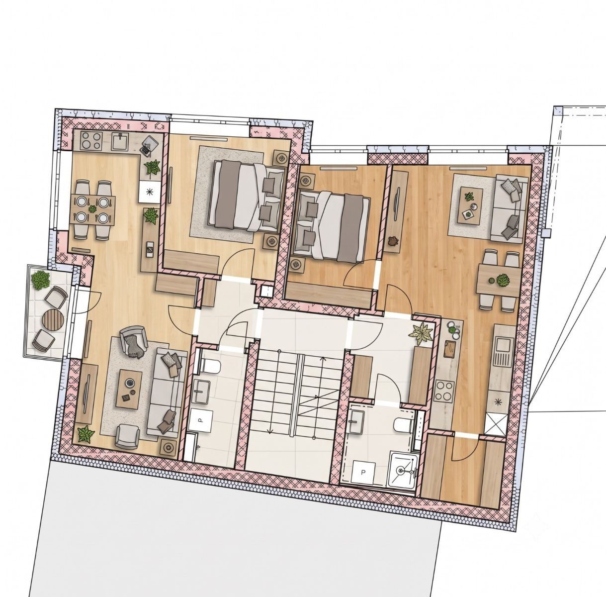 2+kk, Jiráskova, Benešov - Benešov u Prahy, Středočeský kraj, 45 m² - 2