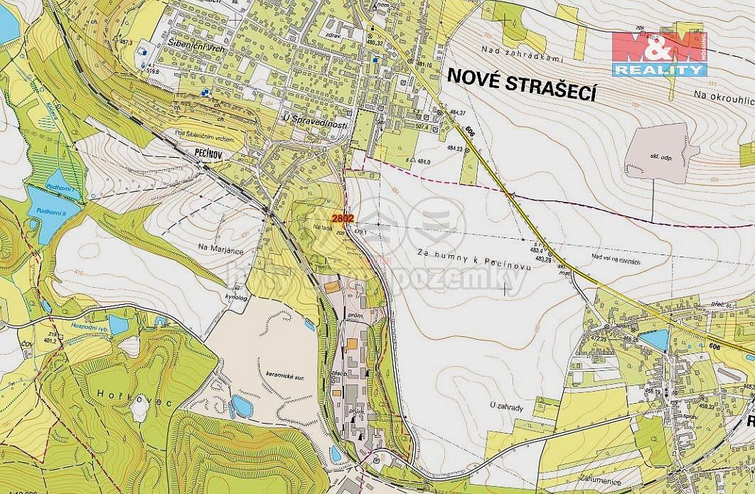 Prodej pozemek pro bydlení - Nové Strašecí, okres Rakovník, Středočeský kraj - 5