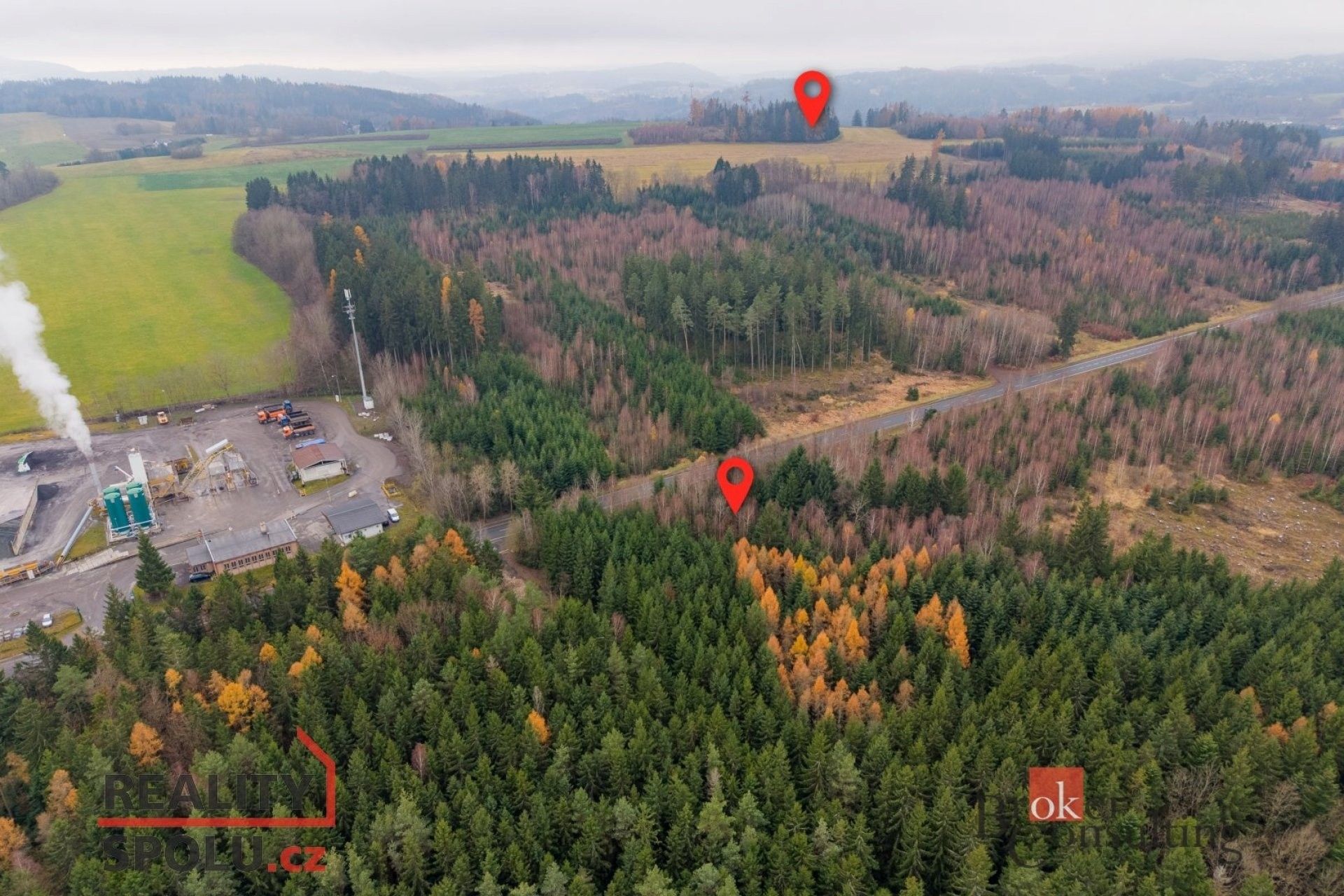 Lesy, Radčice, 5 425 m²