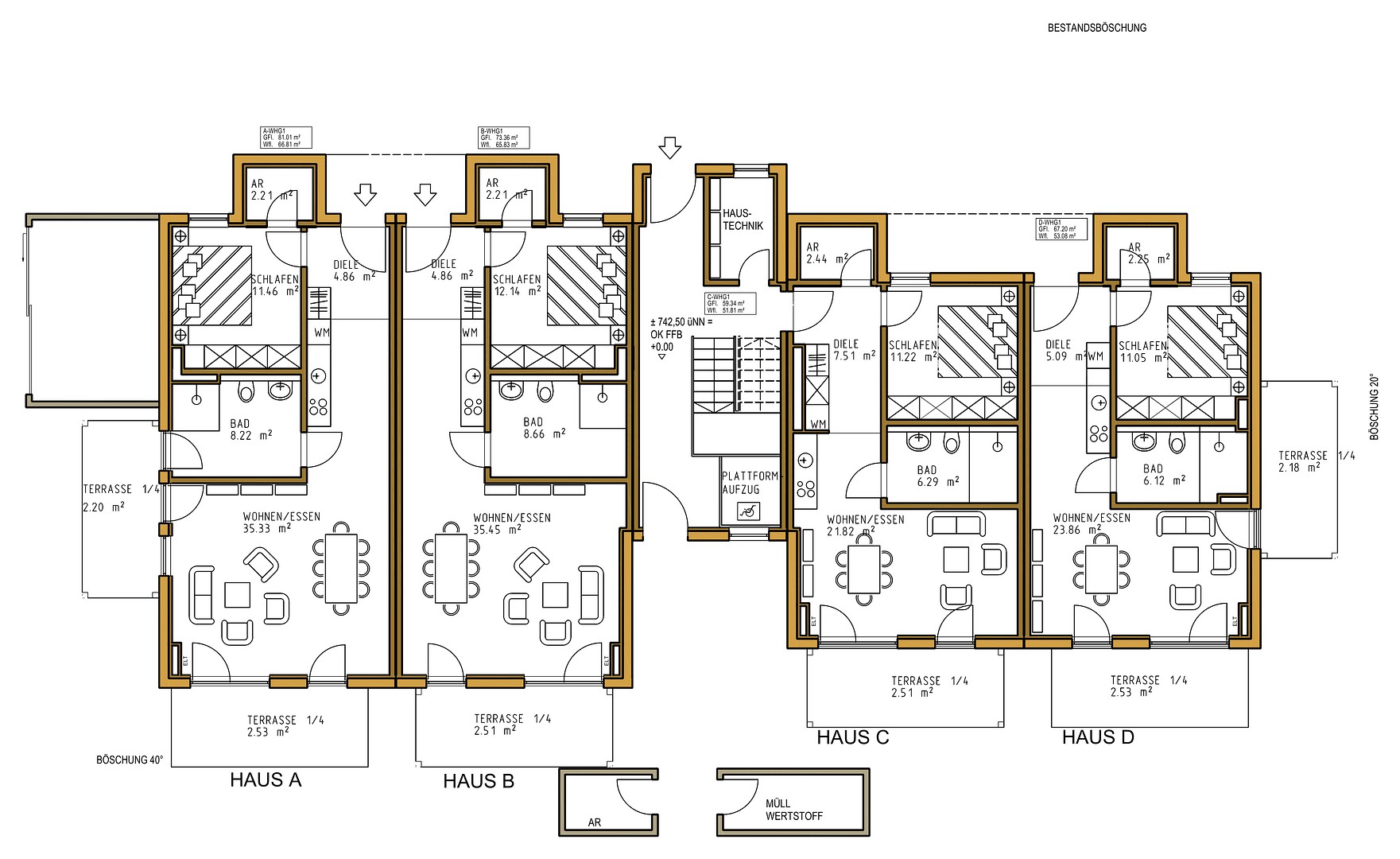 Byt 2+1 · 52 m² · , Bavorsko - 4