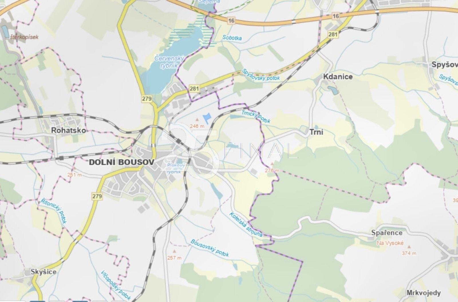 Zemědělské pozemky, Dolní Bousov, 23 m²