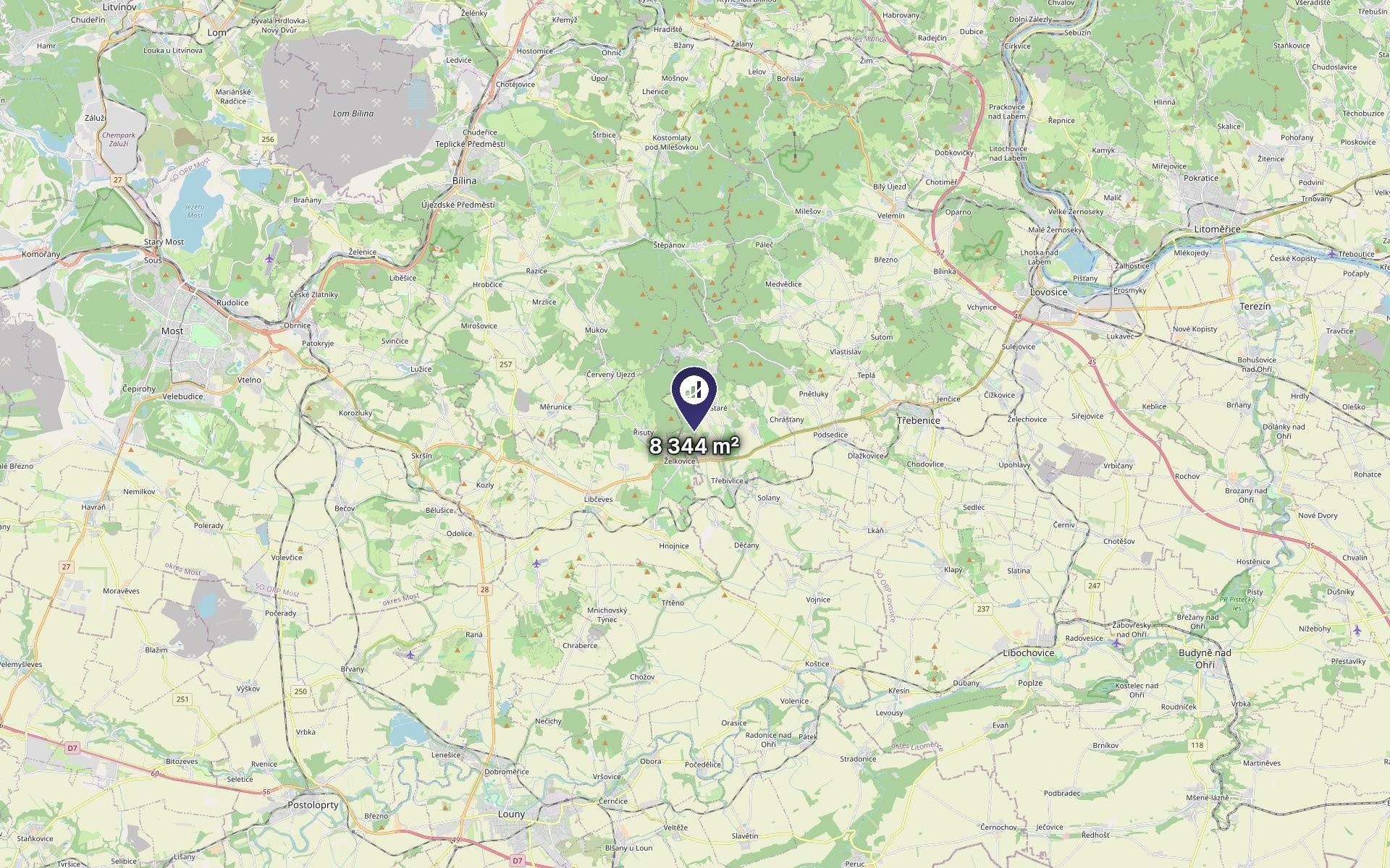 Louka · 3 477 m² · Třebívlice - 3