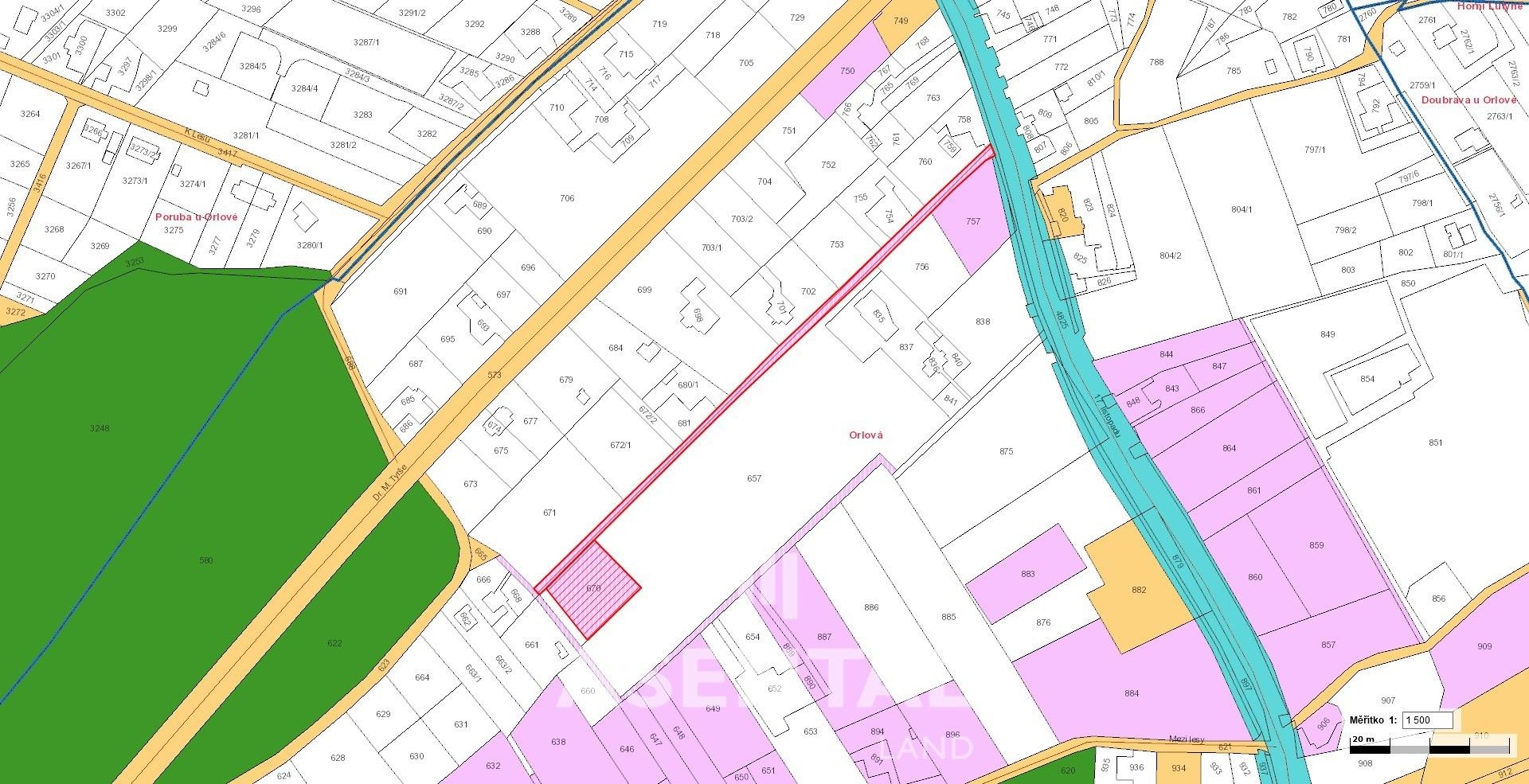 Prodej pozemek - 17. listopadu, Orlová