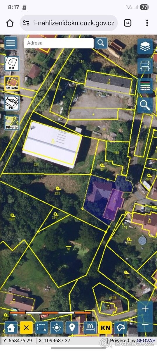 Pozemky pro bydlení, Bezděkov, 583 01