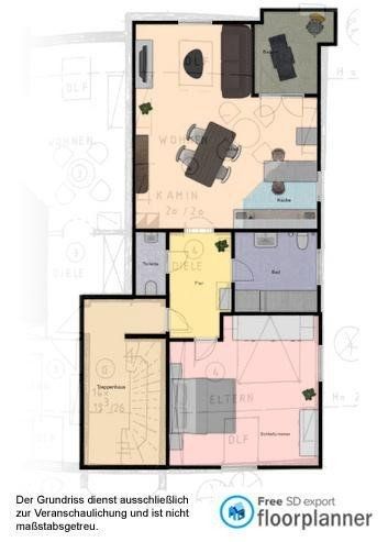 2+1, Wilhelm-Röntgen-Straße 28, , Země Sársko, 65 m² - 1