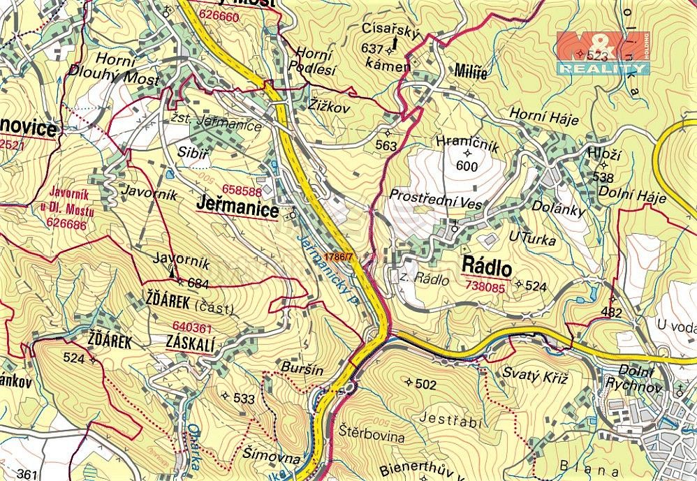 Prodej louka - Jeřmanice, okres Liberec, Liberecký kraj - 2