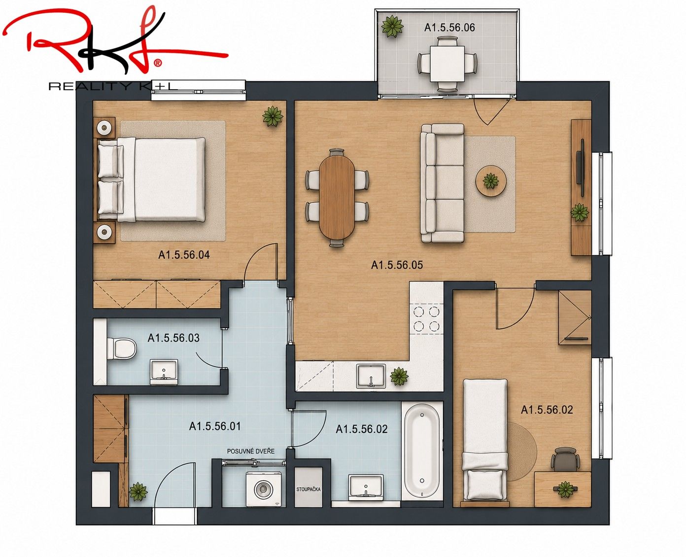 Byt 3+kk · 65 m² · Schoellerova, Praha Čakovice - 3