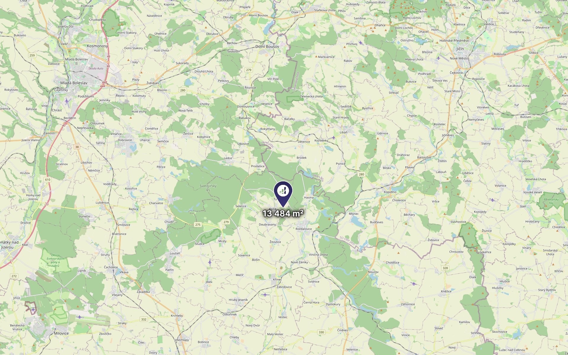 Zemědělský pozemek · Košík - 3