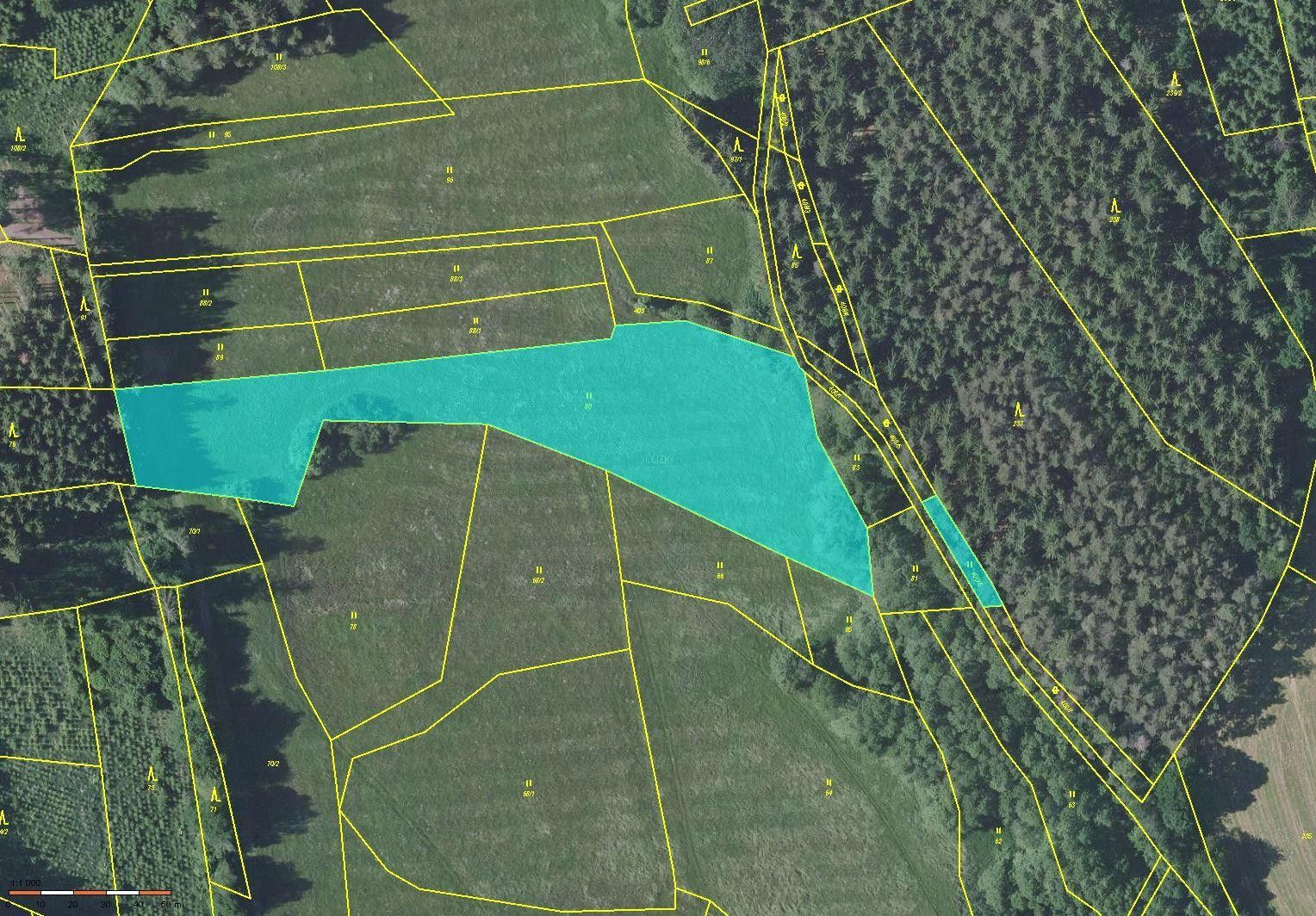 Zemědělské pozemky, Nosákov, Jankov, 11 282 m²