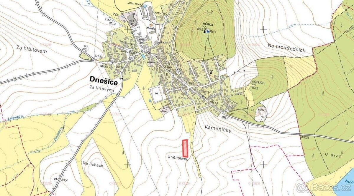 Prodej pozemek pro bydlení - Dnešice, 334 43