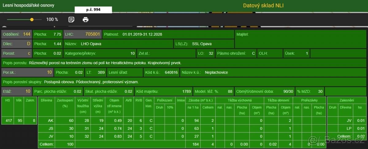 Prodej pozemek pro bydlení - Neplachovice, 747 74