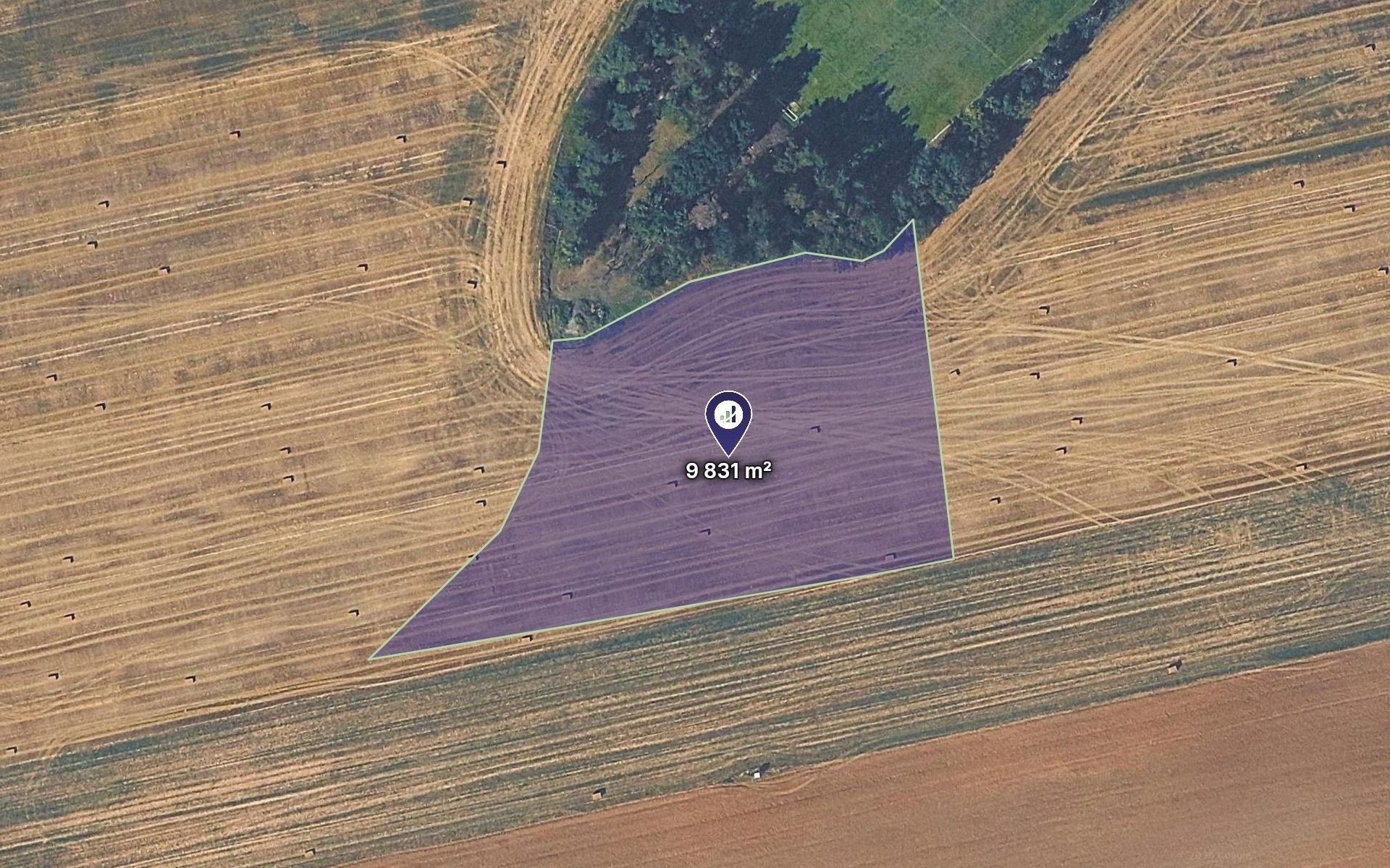 Zemědělské pozemky, Kvíčovice, 3 277 m² - 1