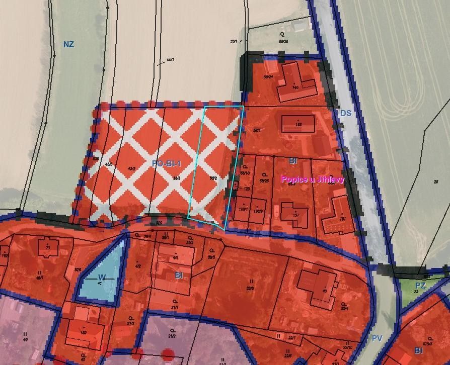Pozemek pro bydlení · 1 282 m² · Popice, Jihlava - 3