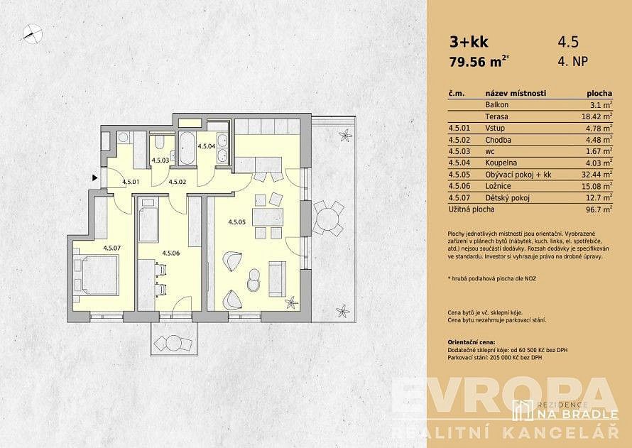 3+kk, Na Bradle, Světlá nad Sázavou, okres Havlíčkův Brod, 96 m² - 2