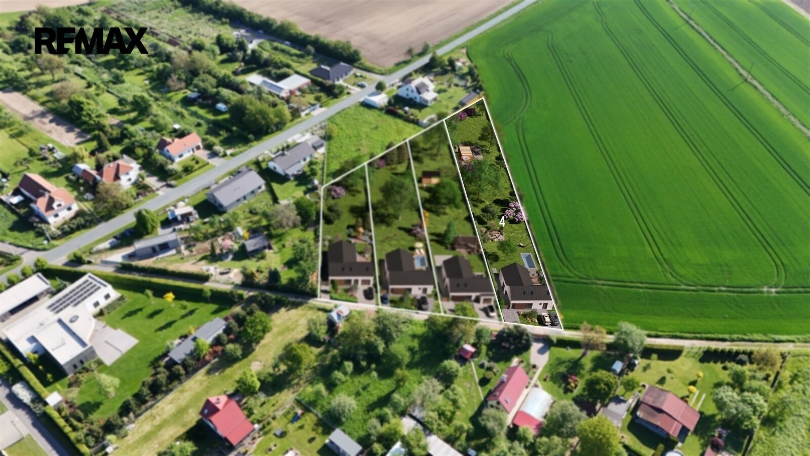 Pozemek pro bydlení · 2 100 m² · Lazníky - 4