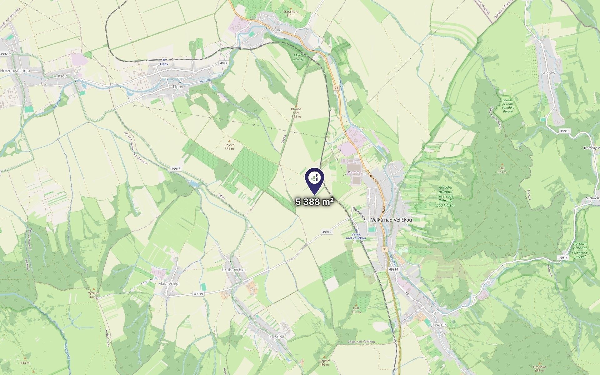 Zemědělský pozemek · 5 388 m² · Velká nad Veličkou - 3