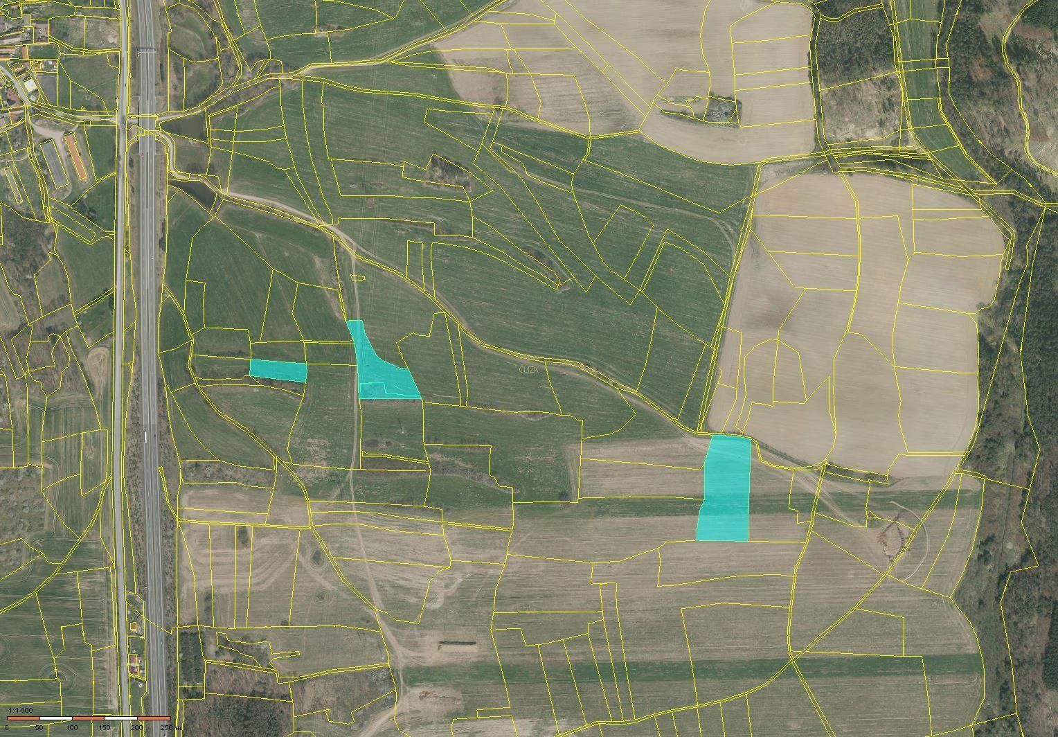 Zemědělské pozemky, Podolí II, Předotice, 19 682 m² - 1
