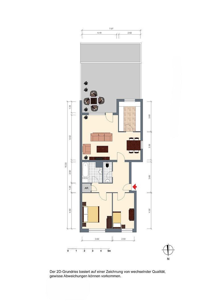3+1, Alte Linner Str. 42 Krefeld Cracau Nordrhein-Westfalen 47799, 101 m² - 1