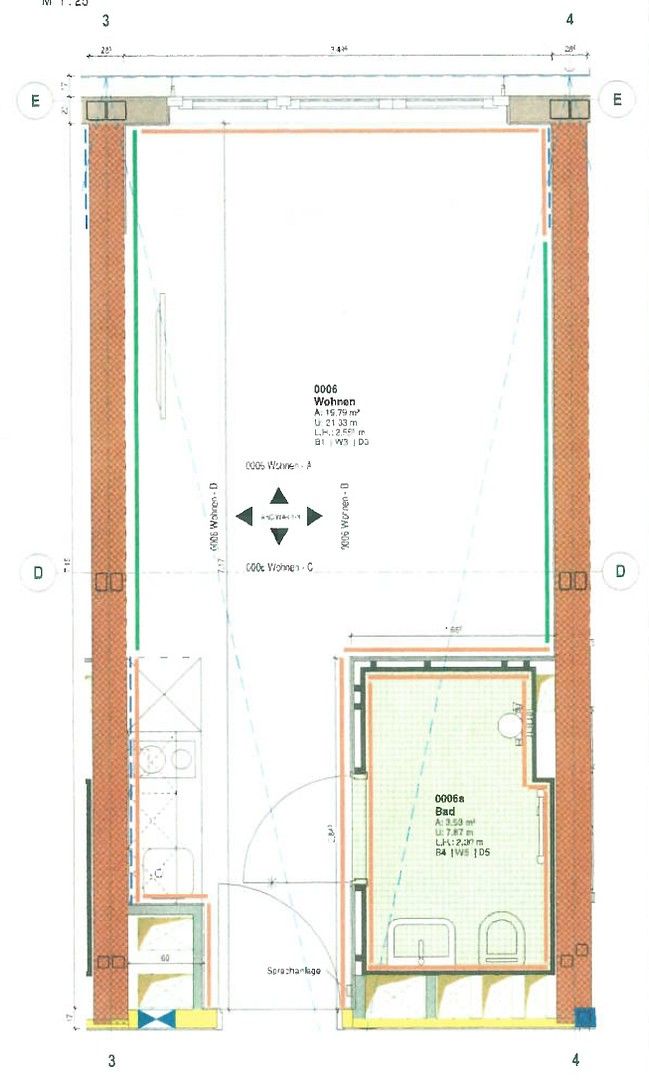 1+1, Bonn Godesberg-Nord Nordrhein-Westfalen 53113, 32 m² - 1