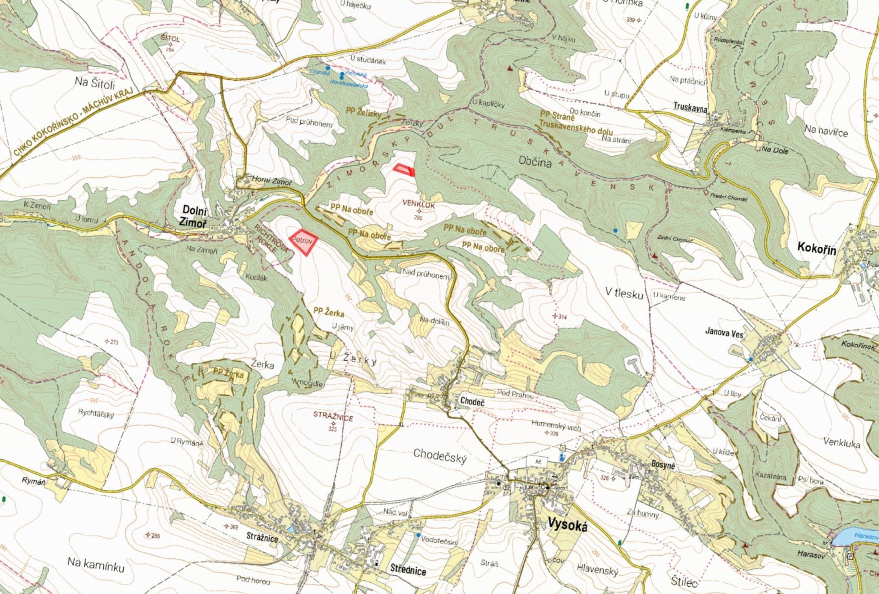 Zemědělské pozemky, Vysoká Chodeč - 2