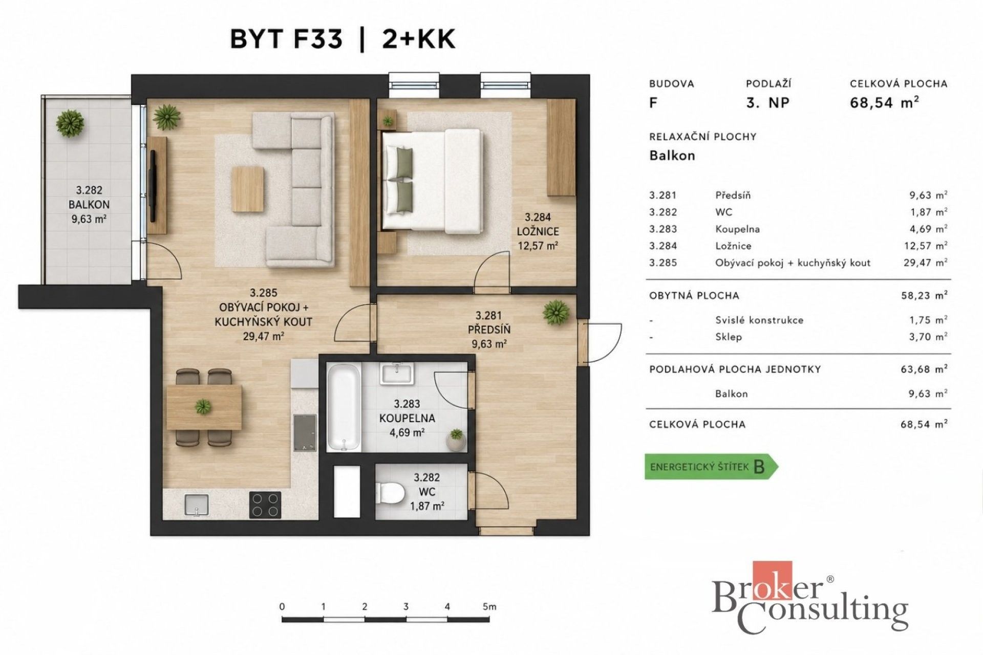 2+kk, Železná,Plzeň 3,Plzeň, 58 m² - 2