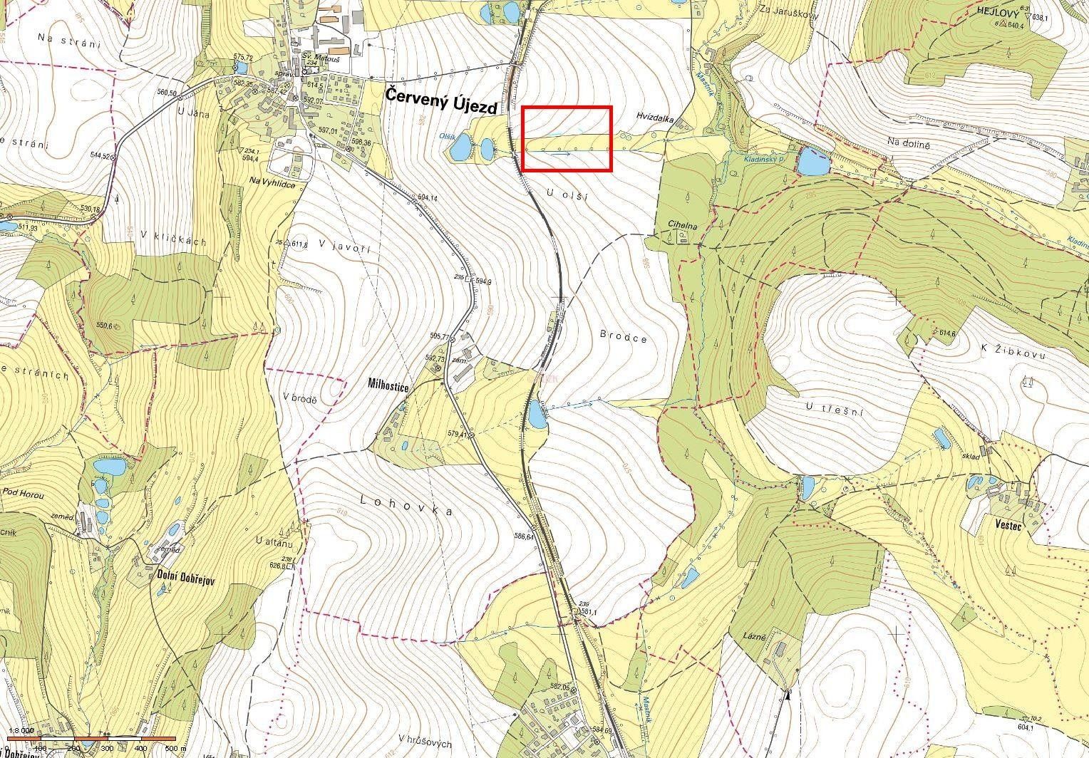 Zemědělský pozemek · 5 663 m² · Červený Újezd - 3