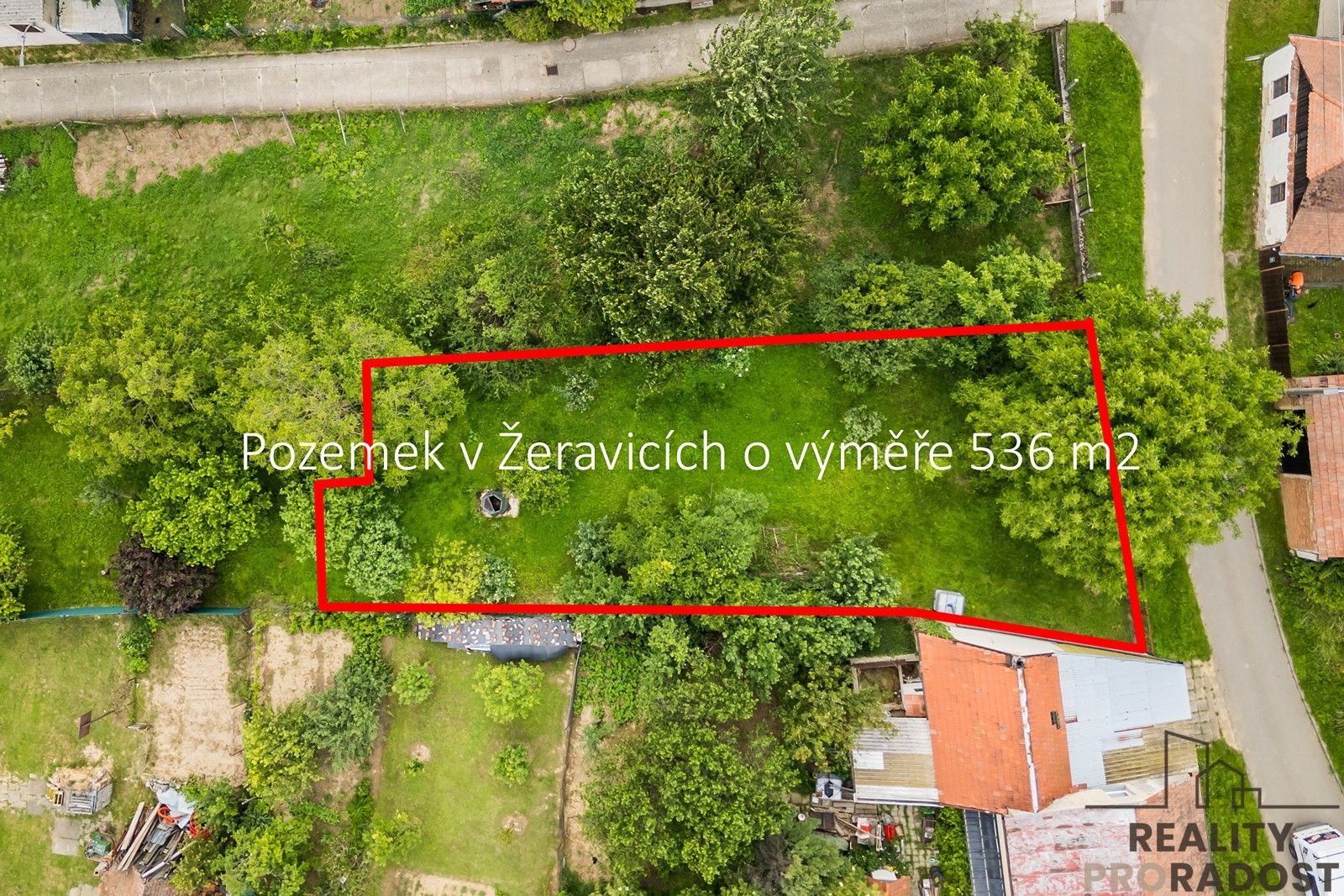 Pozemky pro bydlení, Žeravice, 536 m²