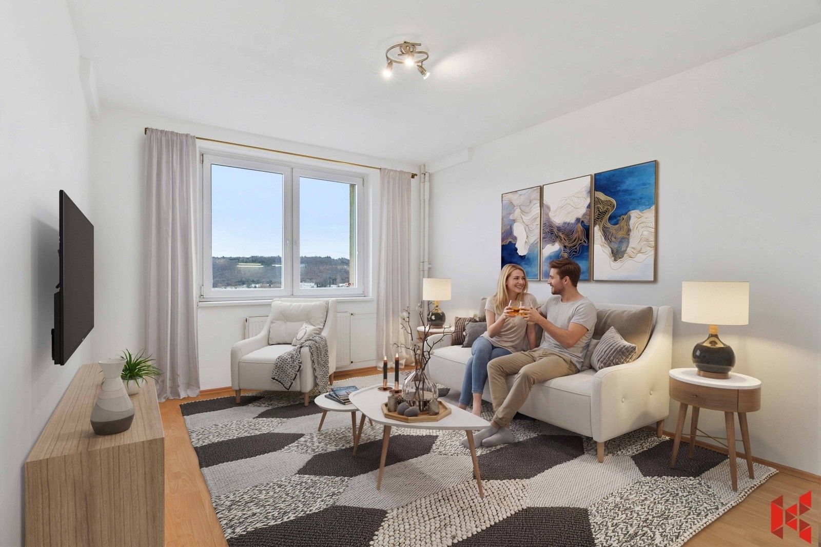 2+kk, Štúrova, Praha, 39 m²