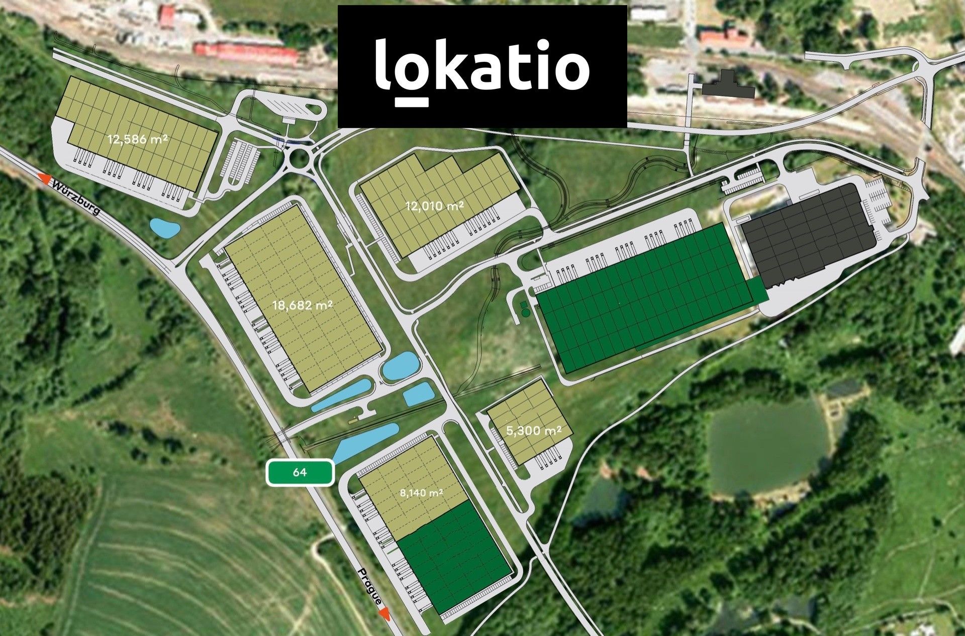Pronájem sklad - Skandinávská, Aš, 12 026 m²