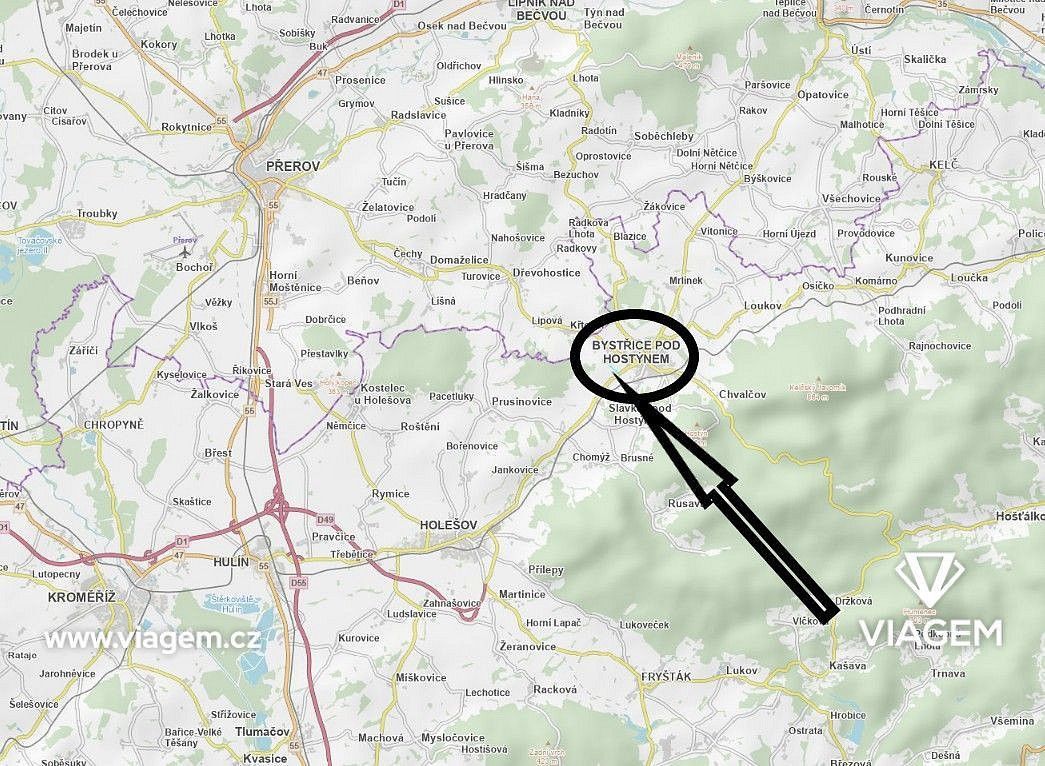 Prodej zemědělský pozemek - Bystřice pod Hostýnem, okres Kroměříž, Zlínský kraj - 2