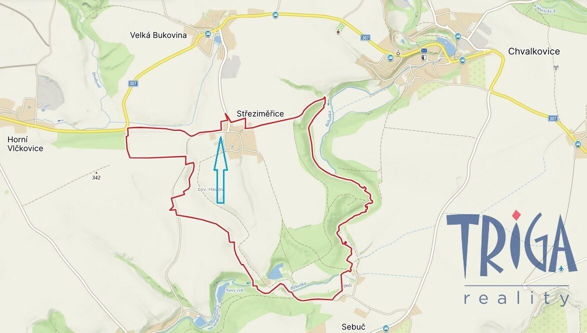 Prodej pozemek pro bydlení - Chvalkovice Střeziměřice, 1 451 m² - 5