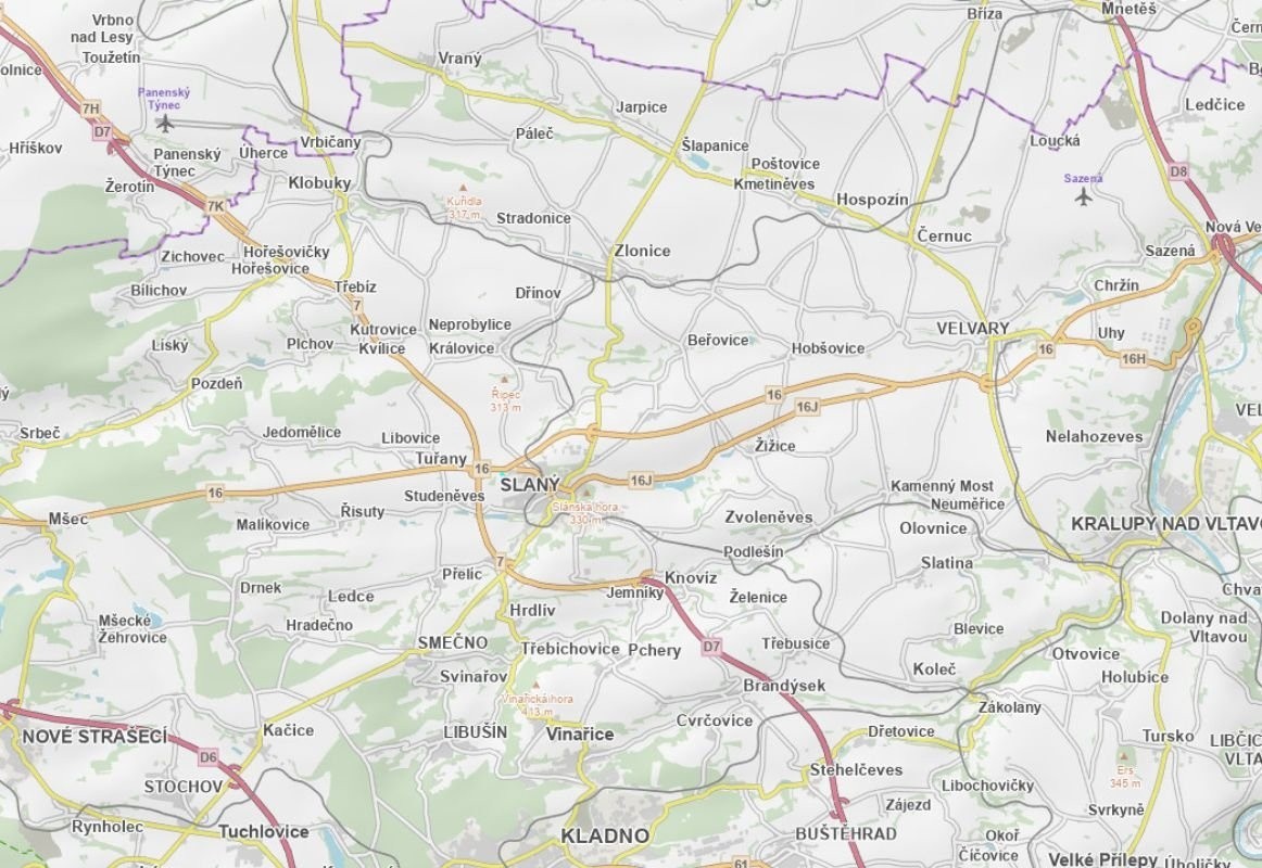 Komerční pozemek · 5 737 m² · Slaný - 3