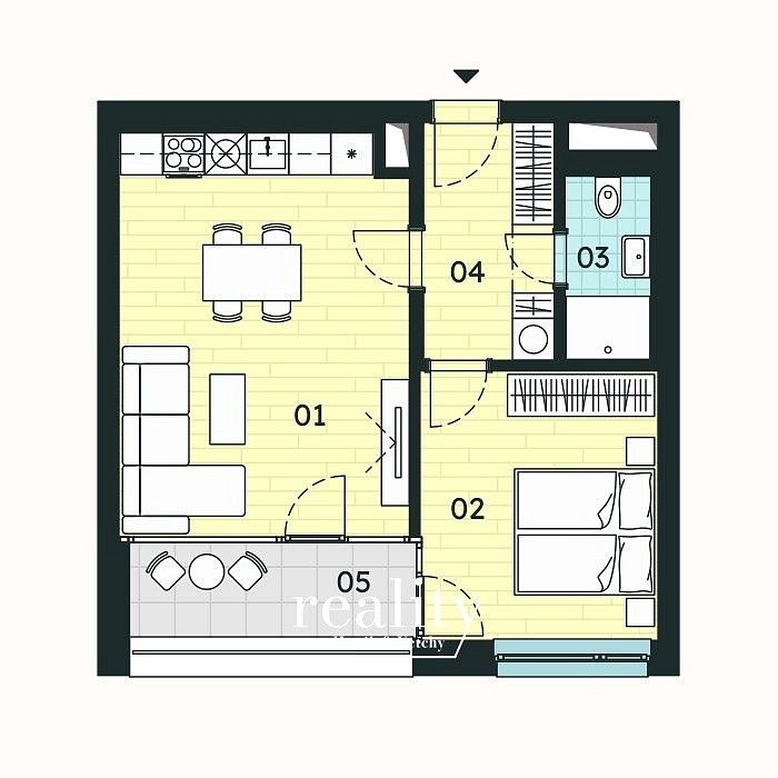 Prodej byt 2+kk - Znojmo, 46 m² - 5