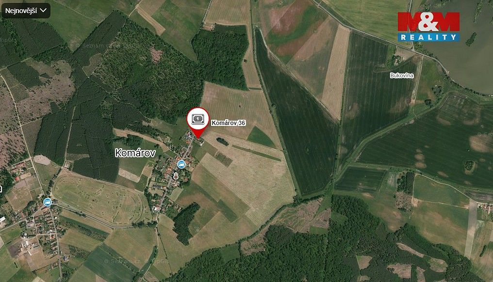Prodej louka - Kladruby nad Labem - Komárov, okres Pardubice, Pardubický kraj - 5