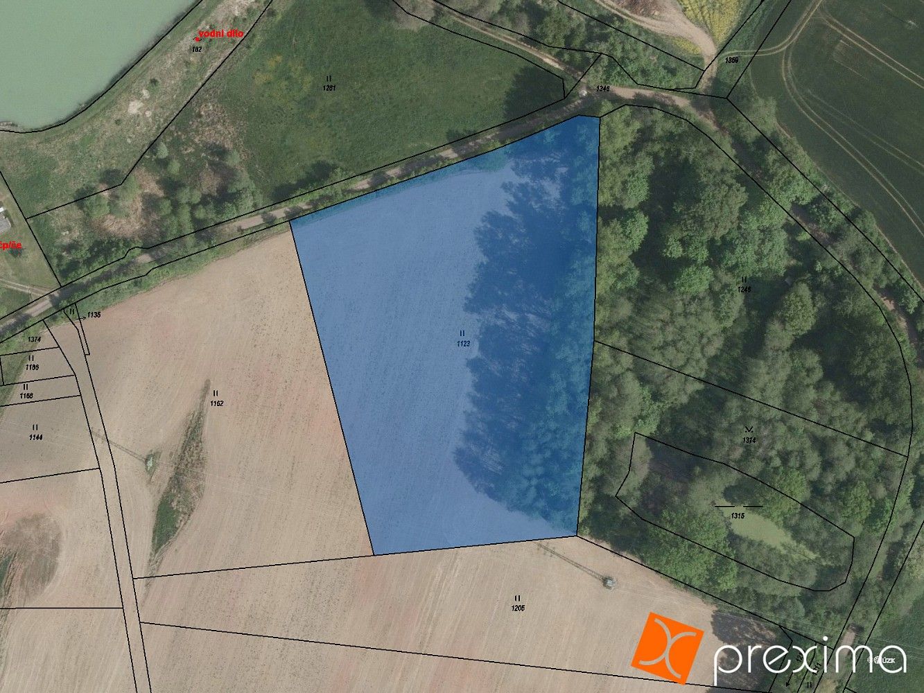 Zemědělský pozemek, 860 m²