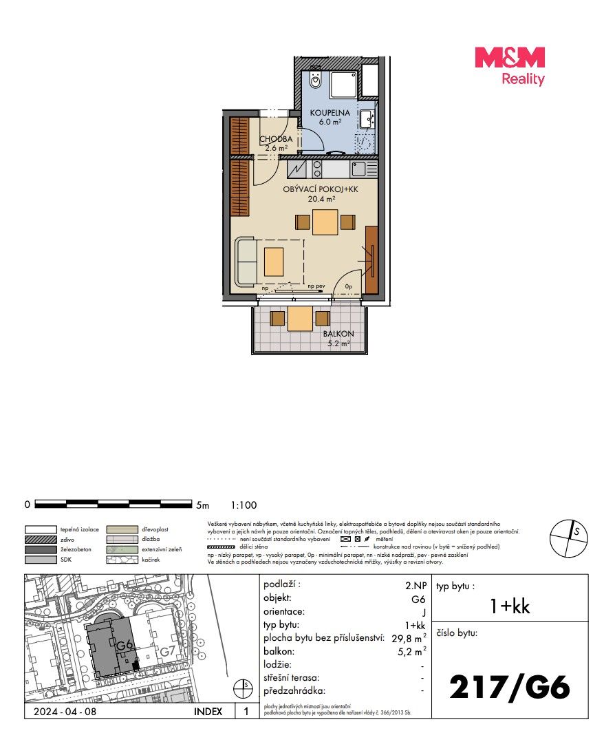 Prodej byt 1+kk - Honzíkova, Praha, 30 m² - 5