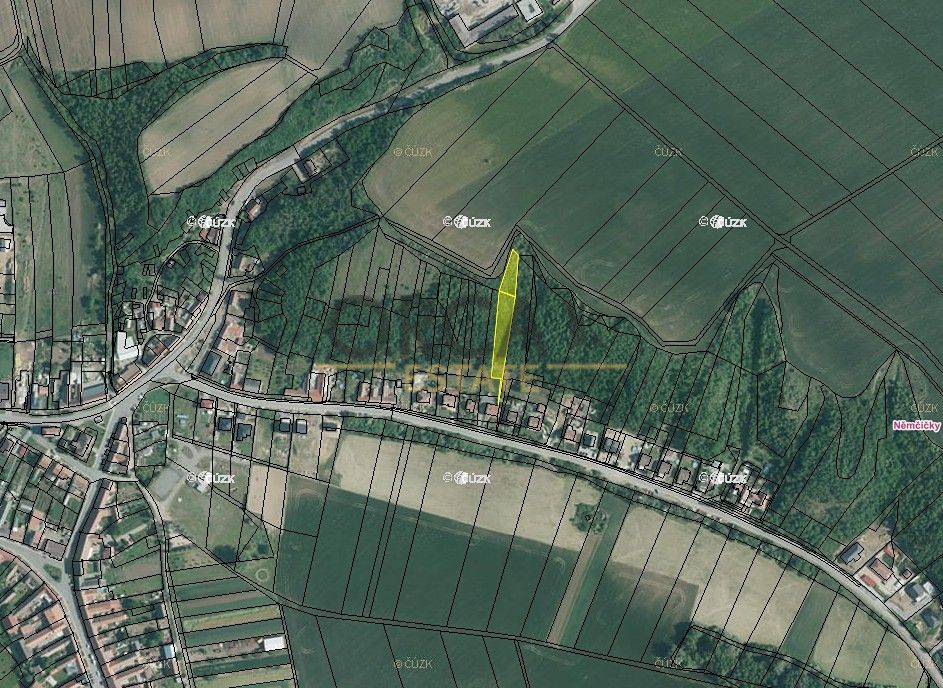 Prodej pozemek pro bydlení - Němčičky u Židlochovic, 664 66