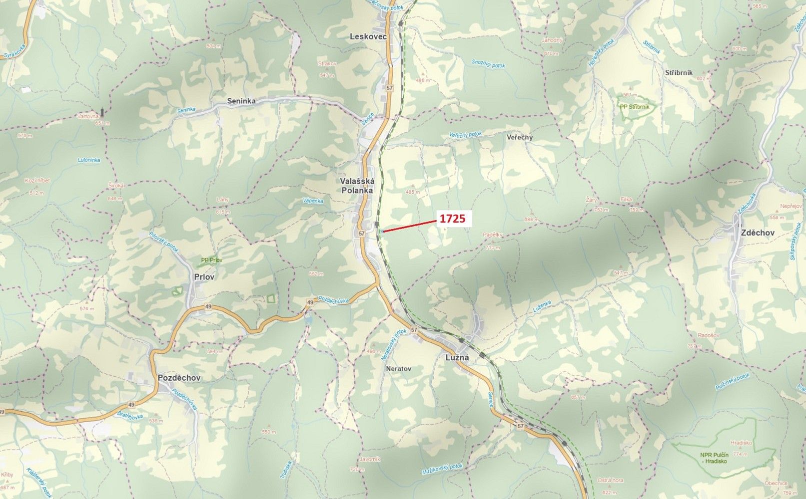 Prodej les - Valašská Polanka, okres Vsetín, Zlínský kraj - 1