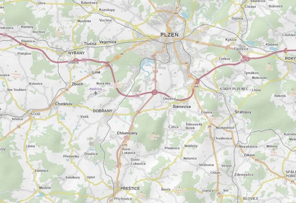 Zemědělský pozemek · 812 m² · Dobřany - 3