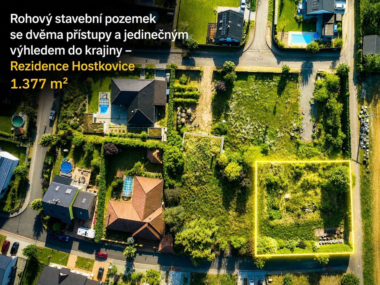 Pozemky pro bydlení, Tršice - Hostkovice, okres Olomouc, Olomoucký kraj - 1