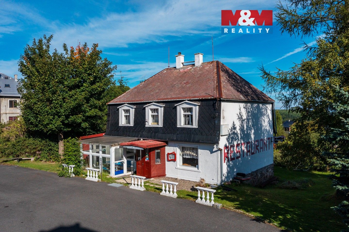 Restaurace, Cínovec, Dubí, 152 m²