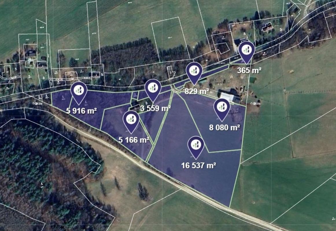 Zemědělské pozemky, Mikulovice, 51 262 m²