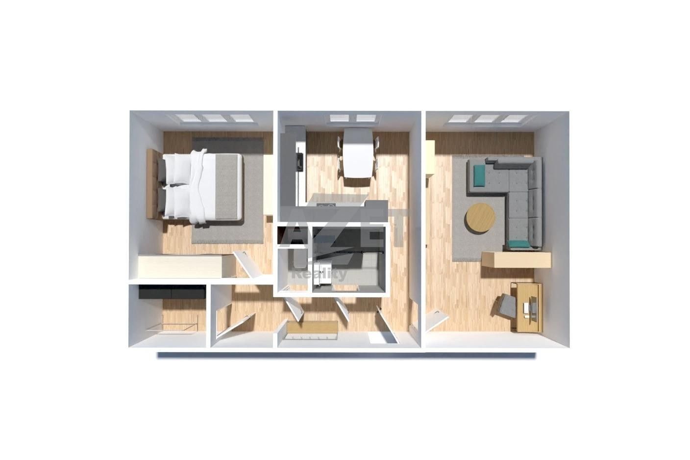 Byt 2+1 · 57 m² · Lumírova, Ostrava - 4