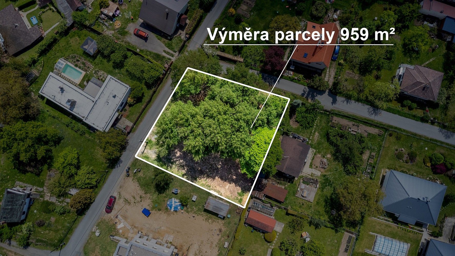 Pozemek pro bydlení, 959 m²